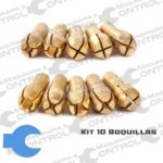 Juego de 10 Boquillas Collet de Latón para Mini Taladro y Herramientas Rotativas