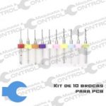 Juego de 10 Brocas de Carburo de Tungsteno para PCB (0.3 mm a 1.2 mm) - Alta Precisión y Durabilidad