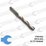 Fresa 2 filos 3.17x15x38.5