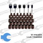 Juego de 51 piezas Lija tambor y accesorios