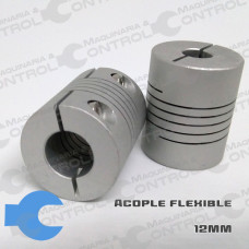 Cople flexible de aluminio D25 L30