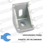 Escuadra para perfil de aluminio