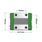MGN12C Rodamiento lineal