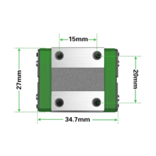 MGN12C Rodamiento lineal