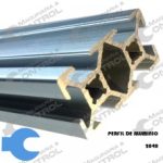 Perfil de aluminio estructural 2040