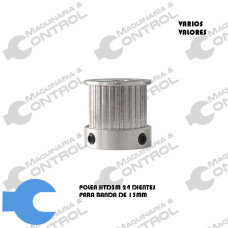 Polea dentada HTD3M 24 dientes para banda 15mm
