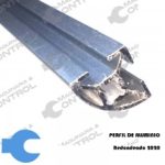 Perfil de aluminio estructural redondeado 2020