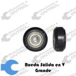 Rueda Delrin Tipo V Grande