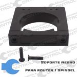 Soporte negro para router / spindel