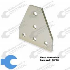 Placa T Aluminio Para Perfil 2020,3030,4040