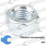 Tuerca hexagonal m3