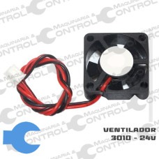Ventilador 30x30x10mm 24v