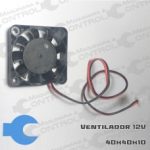 Ventilador 40x40x10mm 12v